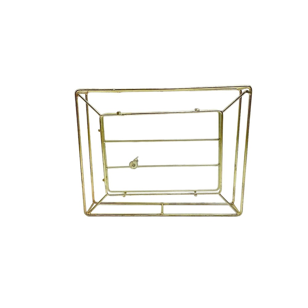 Flower Press Glass & Gold Metal Frame